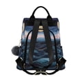 thumbnail image 2 of FORMRS Women's Travel Backpack Purse Anti-Theft Hidden Pockets Casual Shoulder Bag, Ocean Waves, 2 of 7