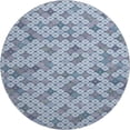 thumbnail image 2 of Addison Rugs Mayfield Premium Machine Washable Transitional Geometric Sky Round Rug, 8' x 8', 2 of 6