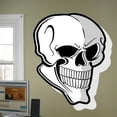 thumbnail image 1 of Wallhogs Skull I Cutout Wall Decal, 1 of 2