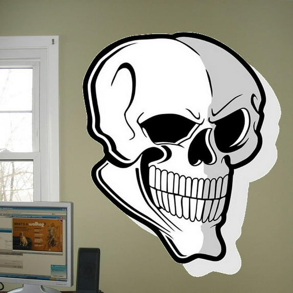 Wallhogs Skull I Cutout Wall Decal