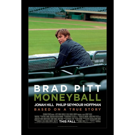 MONEYBALL - 11x17 Framed Movie Poster