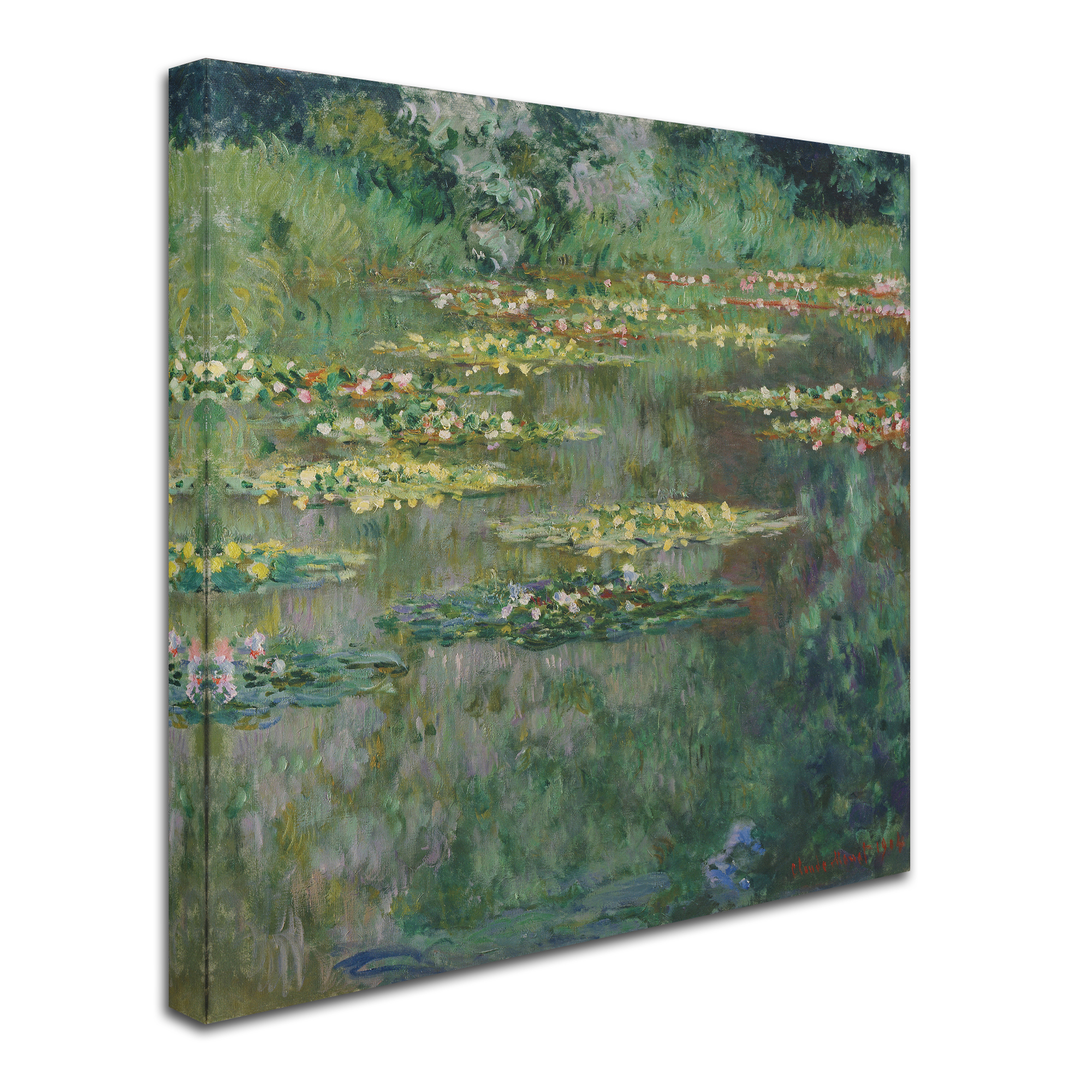 Trademark Fine Art 'Le Bassin Des Nympheas' Canvas Art by Monet