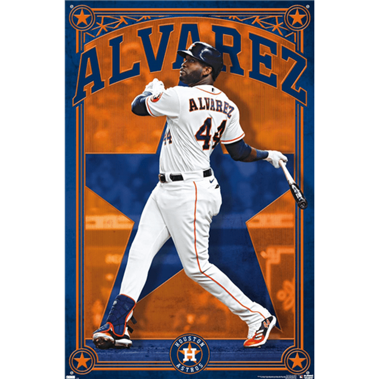 MLB Houston Astros - Yordan Alvarez 22 Wall Poster with Pushpins