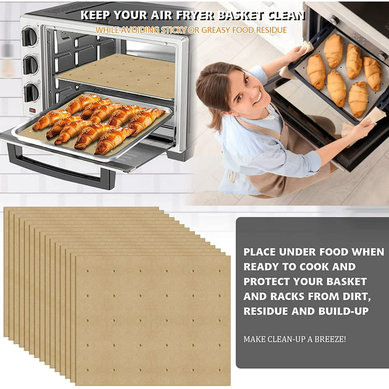  Parchment Paper Sheets for Toaster Oven Air Fryer 9 x