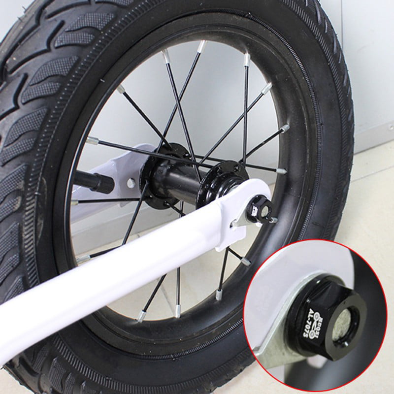 Prettyia 4Pcs Durable Track Wheel Nuts Bicycle BMX Fixie M10 Axle Screw for Rear Hub 