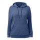 thumbnail image 3 of Sudadera con Capucha de Punto Acanalado para Mujer, Sudaderas Extragrandes con Bolsillo Tipo Canguro, Tops Casuales Holgados con Cordón Azul L, 3 of 7