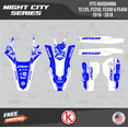 thumbnail image 4 of Kalair GFX Graphics Kit for Husqvarna TC125, TC250, FC350 and FC450 (2016-2018) Night-city Series, 4 of 5