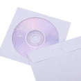 thumbnail image 3 of CD DVD Sleeves, DVD CD Media Paper Envelop Sleeves Holder with Clear Window Close Flap wm58, 3 of 5