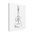 Trademark Fine Art 'Guitar Sketch' Canvas Art by Ethan Harper