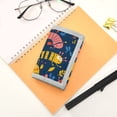 thumbnail image 7 of JIALIOU Nylon Trifold Card Wallet with ID Window Zipper Pocket for Men Women Teen Cute Hand Drawn Bug, 7 of 7