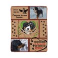 thumbnail image 2 of A Photo Personalized Dog Memorial Sherpa or Fleece Blanket, 2 of 5