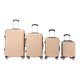 thumbnail image 2 of Set de 4 Maletas Rígidas Check In Dorado Grande Mediana Chica Carry On, 2 of 12