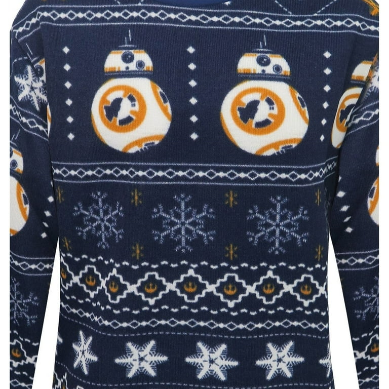 Star Wars BB 8 Ugly Men s Christmas Sweater Men s XLarge Walmart