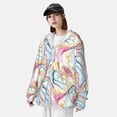 thumbnail image 3 of Lsque Abstract Marble Texture UPF 50+ Lightweight Sun Protection Men's Women's Long Sleeve Shirt, Hoodie Performance -3X-Large, 3 of 9