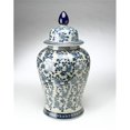 thumbnail image 1 of AA Importing 59707 Pot Vert Pâle et Bleu Antique avec Couvercle de 24 Po, 1 of 1