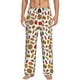 thumbnail image 1 of Fotbe Hot Dog Pizza Pantalones de Pijama para Hombre, Pantalones de Dormir, Pantalones de Casa con Cintura Ajustable y Bolsillos-Small, 1 of 6