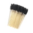 thumbnail image 1 of 50Pcs Disposable Wands Eyelash Brushes brushes for Makeup Eyelash Extension Gold+Black, 1 of 9