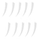 thumbnail image 3 of 10 piezas flecha Fletching flecha s Fletches escudo corte 5 pulgadas Blanco Zulema Flecha Fletching, 3 of 8