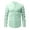 j85-Light Green, variant on LIIPEE Solid Color Dress Shirt For Men Long Sleeve Band Collar Button Up Shirts Male Comfortable Formal Business Tops,S