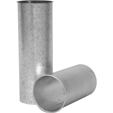 Imperial GV0931 Round Chimney Wall Thimble, 6 in x 6 in, Galvanized