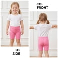 thumbnail image 2 of Ruisita 6 Pack Baby Toddler Girls Cotton Bike Shorts Soft Girl Thickened Cartwheel Shorts Solid Safety Dance Short for Kids ﻿, 2 of 9