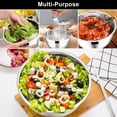 thumbnail image 4 of Nesting Stainless Steel Mixing Bowls with Lids, 6-Piece Metal Bowls Set for Baking Cooking Salad Prep, Airtight Storage & Space Saving, 4.5 3 1.5 QT (Black), 4 of 6
