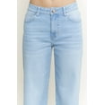 thumbnail image 5 of Lilac Sunset Women’s High-Rise Wide Leg Jeans, Relaxed Fit, Light Blue, Juniors Sizes 1–15, 5 of 8