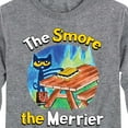 thumbnail image 3 of Pete The Cat - The Smore The Merrier - Toddler And Youth Long Sleeve Graphic T-Shirt, 3 of 6