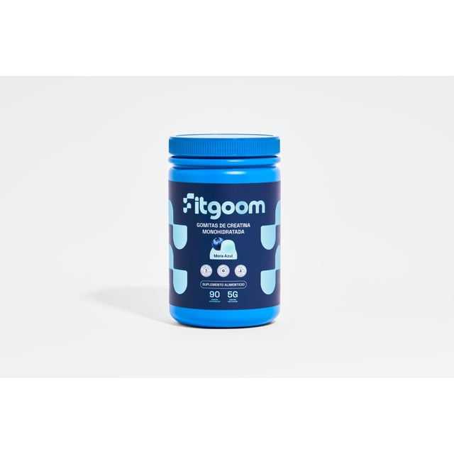 Creatina Monohidratada - 90 Gomitas Sabor Mora Azul Fitgoom