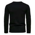 thumbnail image 4 of LYXSSBYX Mens Shirts Long Sleeve Men Casual Pullover Long Sleeve Round Neck T-Shirt Tops Blouse, 4 of 5