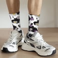 thumbnail image 5 of Goofa Daisies Flowers Printed Men's Crew Socks, Soft Durable Breathable Moisture-Wicking with Odor Control Cotton socks, 5 of 9