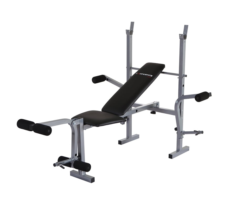 Beautiful waist machine Squat Rack Adjustable Barbell Weight Bench Bench Press Home Fitness Equipment Weight Dumbbell Bench Bench White Sturdy Material QAWSED Color : White , Size : 2*47*43*149cm