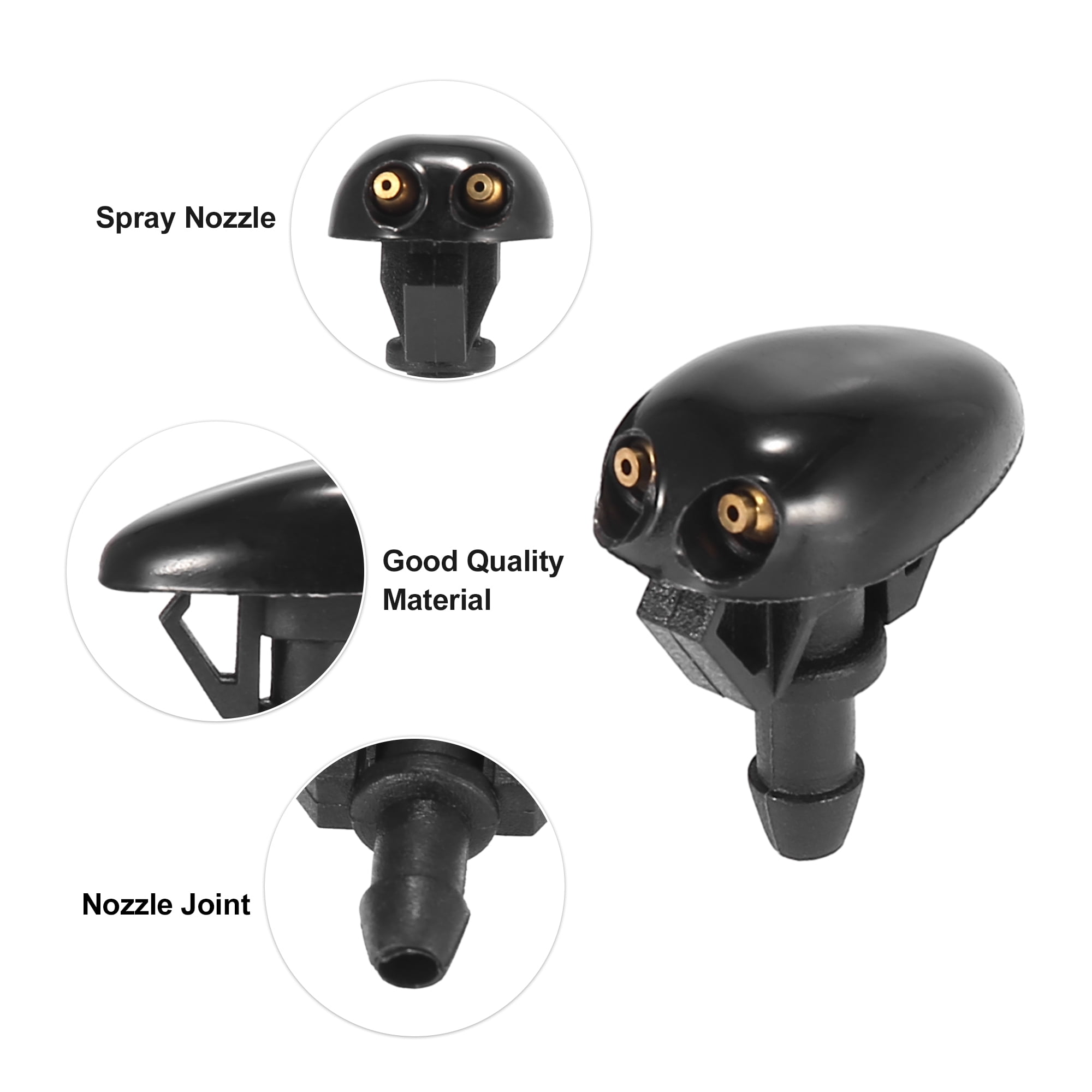 Unique Bargains Front Windshield Washer Nozzle Sprayer Kit for Nissan Frontier