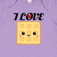 thumbnail image 4 of Inktastic Waffle Lover I Love Waffles Boys or Girls Baby Bodysuit, 4 of 5