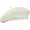 White, variant on Beret Hats for Women Men,Classic Hat,Adjustable Headband, Rolled Brim.
