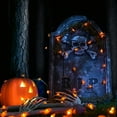 thumbnail image 4 of Cadena de luces Jnaurb Halloween Pumpkin, 13.5 pies, 40 LED, x2, 4 of 7