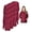 Burgundy, variant on Women's Scrub Jacket Warm Up Lightweight Medical Scrub Jacket - Pack of 12 Set (Hot Pink, Medium)