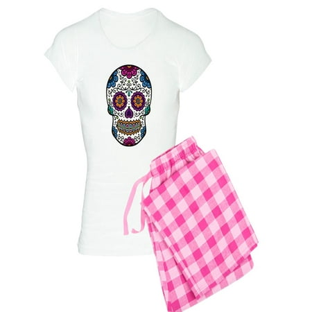 

CafePress - Sugar Skull - Women s Light Pajamas