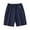 Dark Blue, variant on Baby Boy Shorts Summer Casual Breathable Fashion Solid Color Elastic Waist Dailywear Short Pants with Pockets Red 3-4 Years