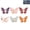 6PCS, variant on Mariposa para Escote,Butterfly Pants Waist Tightener,No-Sew No-Tools Adjustable Button Pins Buckle Clips for Loose Jeans, Skirts