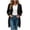 Black, variant on Binmer Women’s V Neck Open Front Long Knit Cardigan Long Sleeve Casual Mid Length Outerwear,Sizes S-2XL