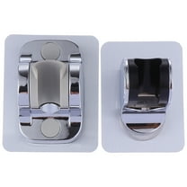 2 Pcs Space Shower Base Bath Head Holder Caddy Adhesive with Hose