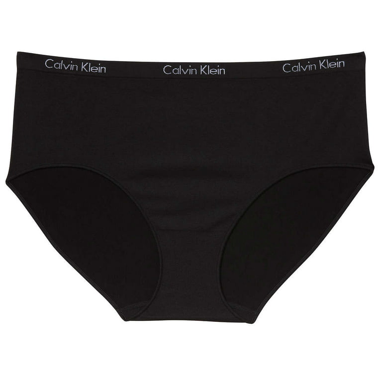Calvin Klein Ladies' Seamless Briefs,3-pack ,Animal Jacquard /Tan