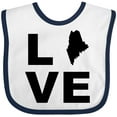 thumbnail image 3 of Inktastic Love Maine Boys or Girls Baby Bib, 3 of 4