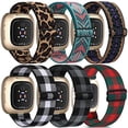 thumbnail image 2 of Bandas de Nylon Elásticas Compatibles con Fitbit Versa 3/Fitbit Sense,, 2 of 2