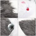 thumbnail image 2 of Máscara de Animal lindo gato peludo máscara esponjosa máscara de gato de Halloween accesorio máscara de Cosplay, 2 of 6