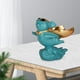 thumbnail image 4 of Mesa de sofá Rolanstar Consola 2 estantes Marco rústico estrecho Pequeño Flying Pig Verde, 4 of 8