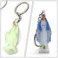 thumbnail image 4 of KAKOWELY 2 llaveros religiosos con colgante católico, llavero religioso, dije para bolso., 4 of 5