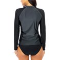 thumbnail image 7 of BeautyIn Women's Long Sleeve Rash Guard UPF 50+ Swimwear Athletic Top, 7 of 7