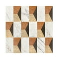 thumbnail image 5 of Lisonu 12*24 Waterjet Marble, White Gold Red Grey 4 Color, Natural Marble, For Floor and Wall, Polished Marble Tile, Natural Stone, 1 Box Each Pattern 2 pcs, 5 of 8